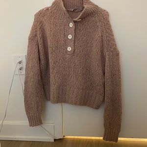 Mauve knit sweater